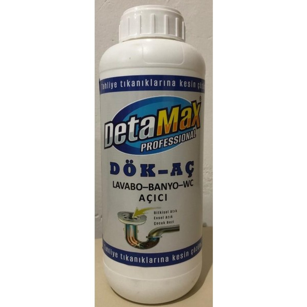 Detamax Dök-Aç Lavabo Banyo Wc Gider Açıcı 2kg. Dök Aç - 2 kg Temizlik Malzemeleri Fiyatı