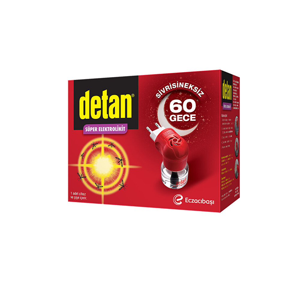 Detan 60 Gece Elektrolikit Cihaz + Yedek Sağlık Fiyatı