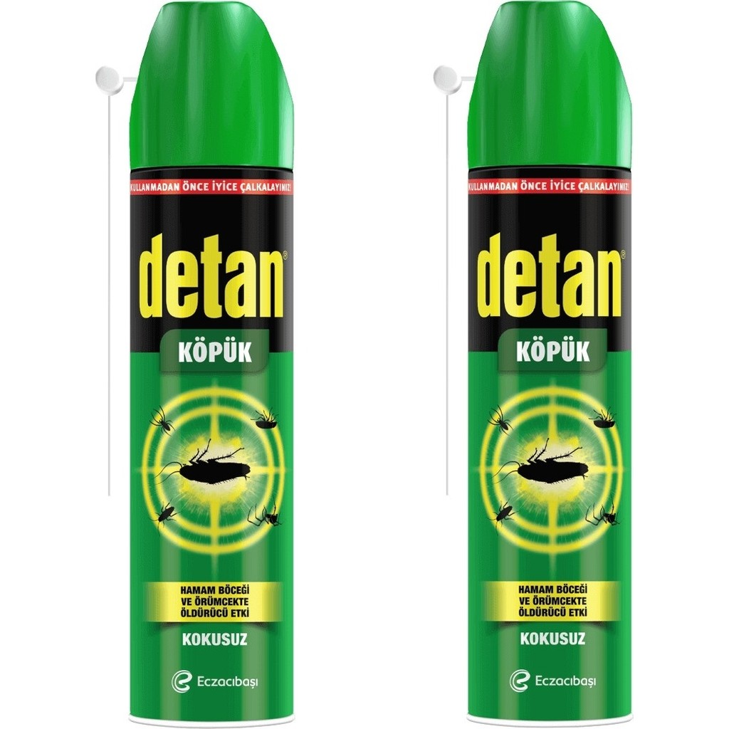 Detan Böcekkıran Köpük Aerosol 275 ml x 2 Diğer Fiyatı