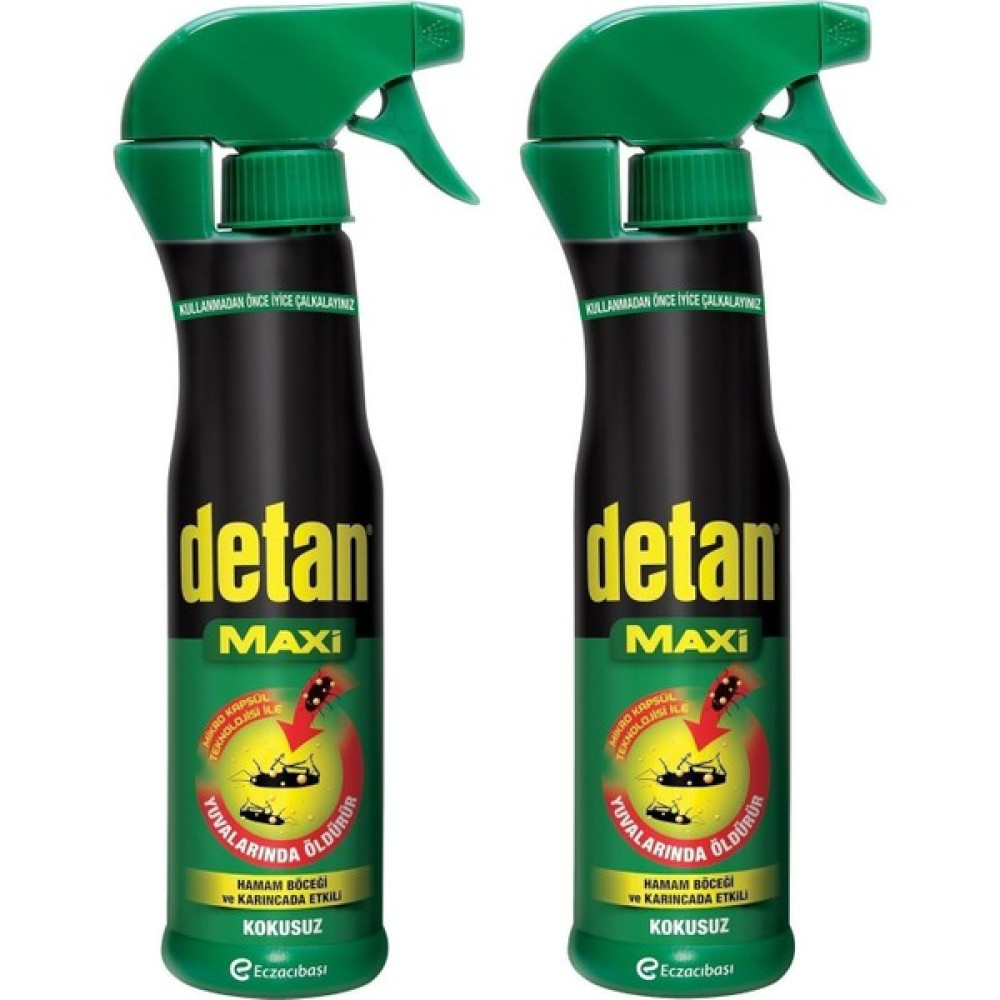 Detan Maxı Böcek Ilacı 250 ml x 2 Adet Sinek-Kene-Haşere Kovucu Fiyatı