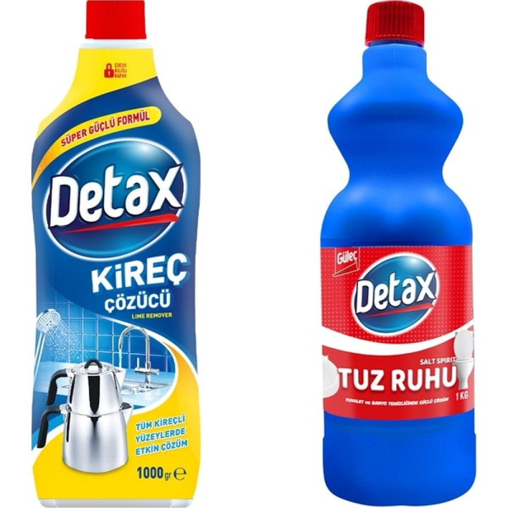 Detax Tuz Ruhu ve Kireç Çözücü 1kg Parlatıcı ve Temizleyiciler Fiyatı