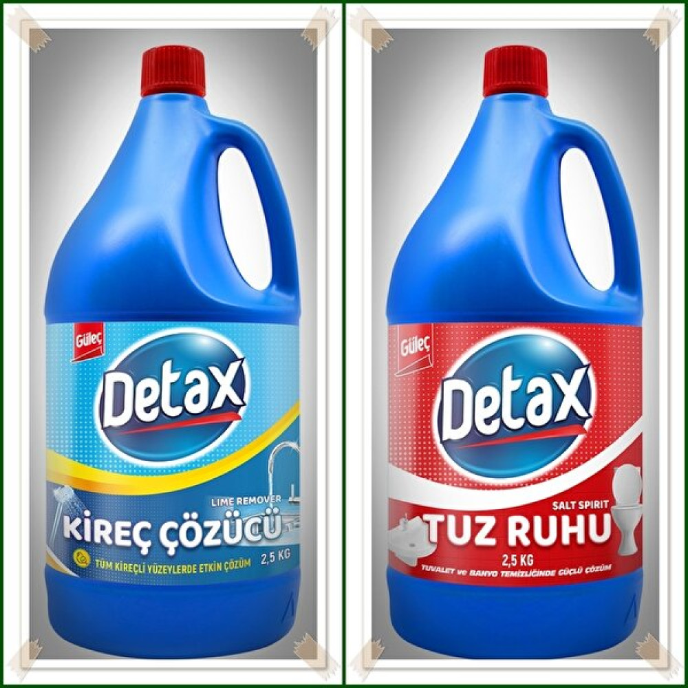 Detax Tuz Ruhu ve Kireç Çözücü 2,5kg Parlatıcı ve Temizleyiciler Fiyatı