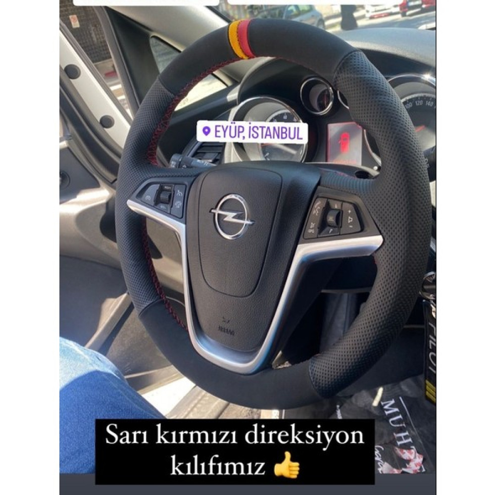 Detay Opel Insignia 2015 Gs Tasarım Direksiyon Kılıfı (Dikkat Araca Özel Kılıftır Her Araca Uymaz) Direksiyon Kılıfı Fiyatı