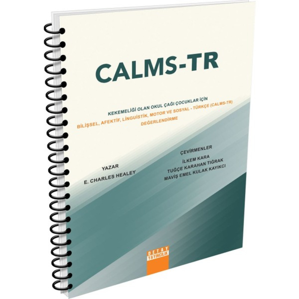 Detay Yayıncılık Calms - Tr Kekemeliği Olan Okul Çağı Çocuklar Için Bilişsel, Afektif, Linguistik, Motor ve Sosyal - Türkçe ( Calms - Tr ) Değerlen... Okul Öncesi Eğitici & Öğretici Kitaplar Fiyatı