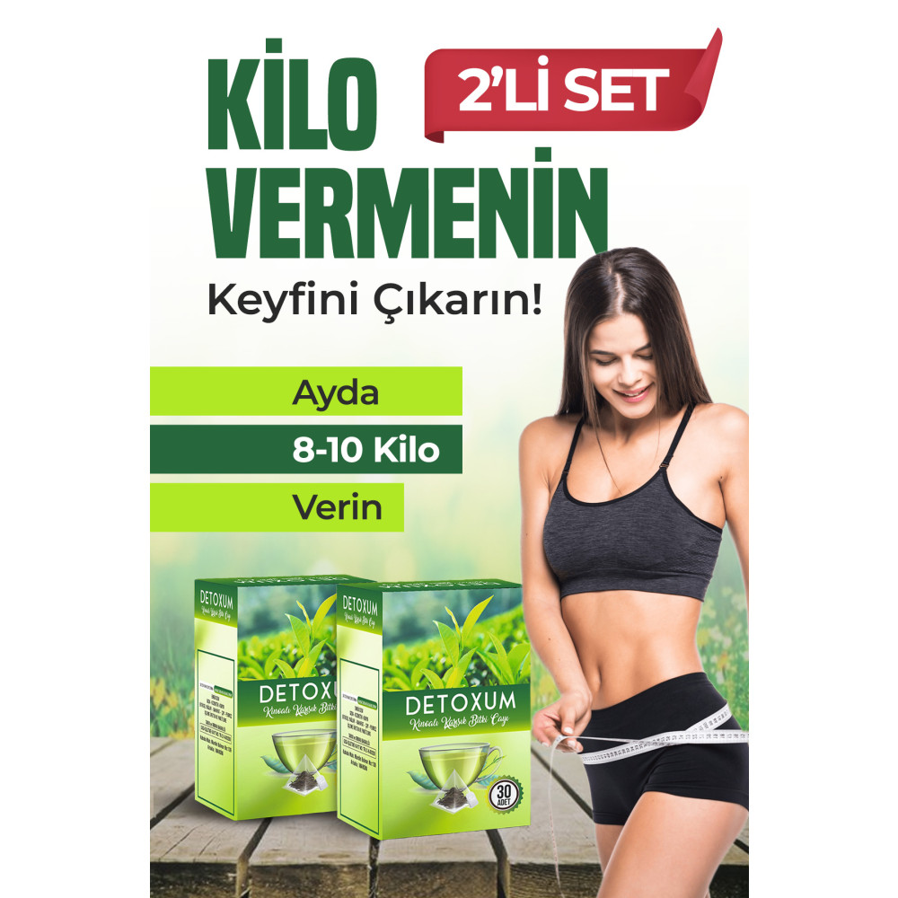 Detoxum Zayıflama Yardımcı Bitkisel Karışımlı Detox Form Çayı ( 2 Li Set ) Çay Fiyatı