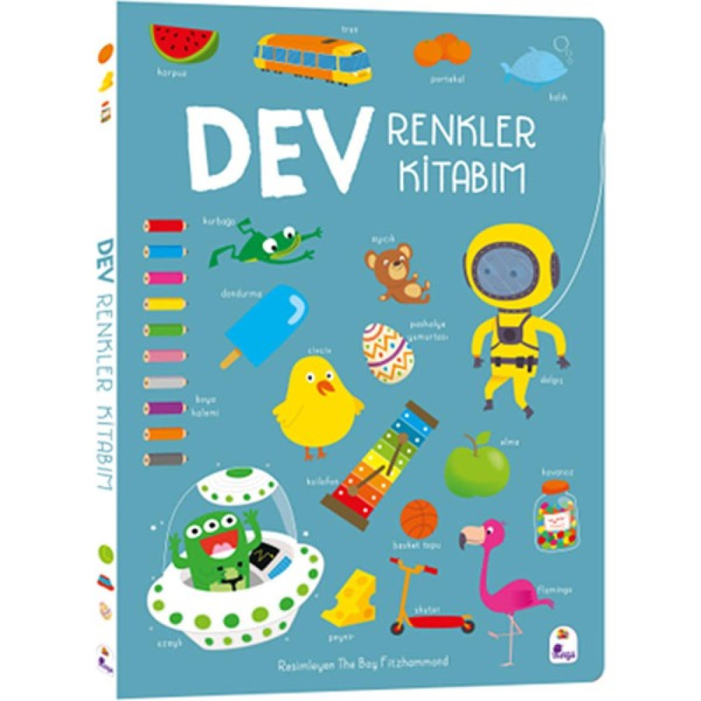 Dev Renkler Kitabım (Ciltli) Okul Öncesi Eğitici & Öğretici Kitaplar Fiyatı