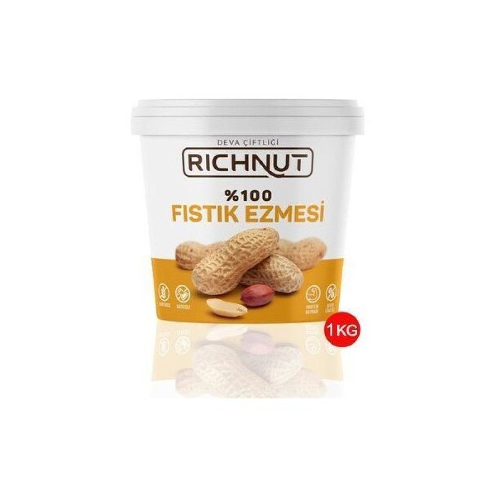 Deva Çiftliği Katkısız Saf Fıstık Ezmesi 1 kg Diğer Fiyatı