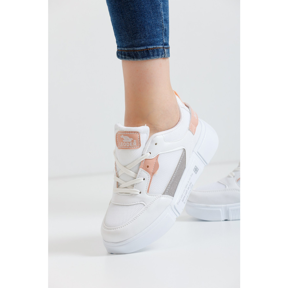 Devida Lina Serisi Kadın Sneaker Spor Ayakkabı Beyaz-pudra 36 Beden Spor Ayakkabı Fiyatı