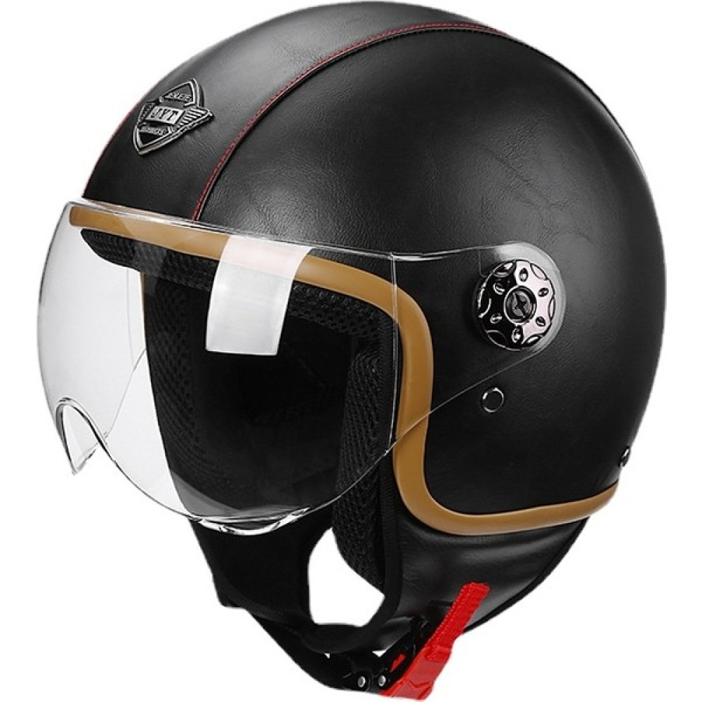 Devils Eye Retro Motosiklet Kaskı Yarım Kask 56 - 60 cm. (Yurt Dışından) - Kırmızı Motorsiklet Kaskları Fiyatı