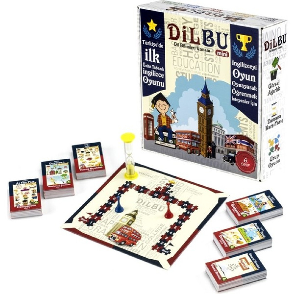 DEVO (Dergi ve Oyun) 6. Sınıf Dilbu Mini İngilizce Dersi Oyunu Eğitici Oyuncak Fiyatı