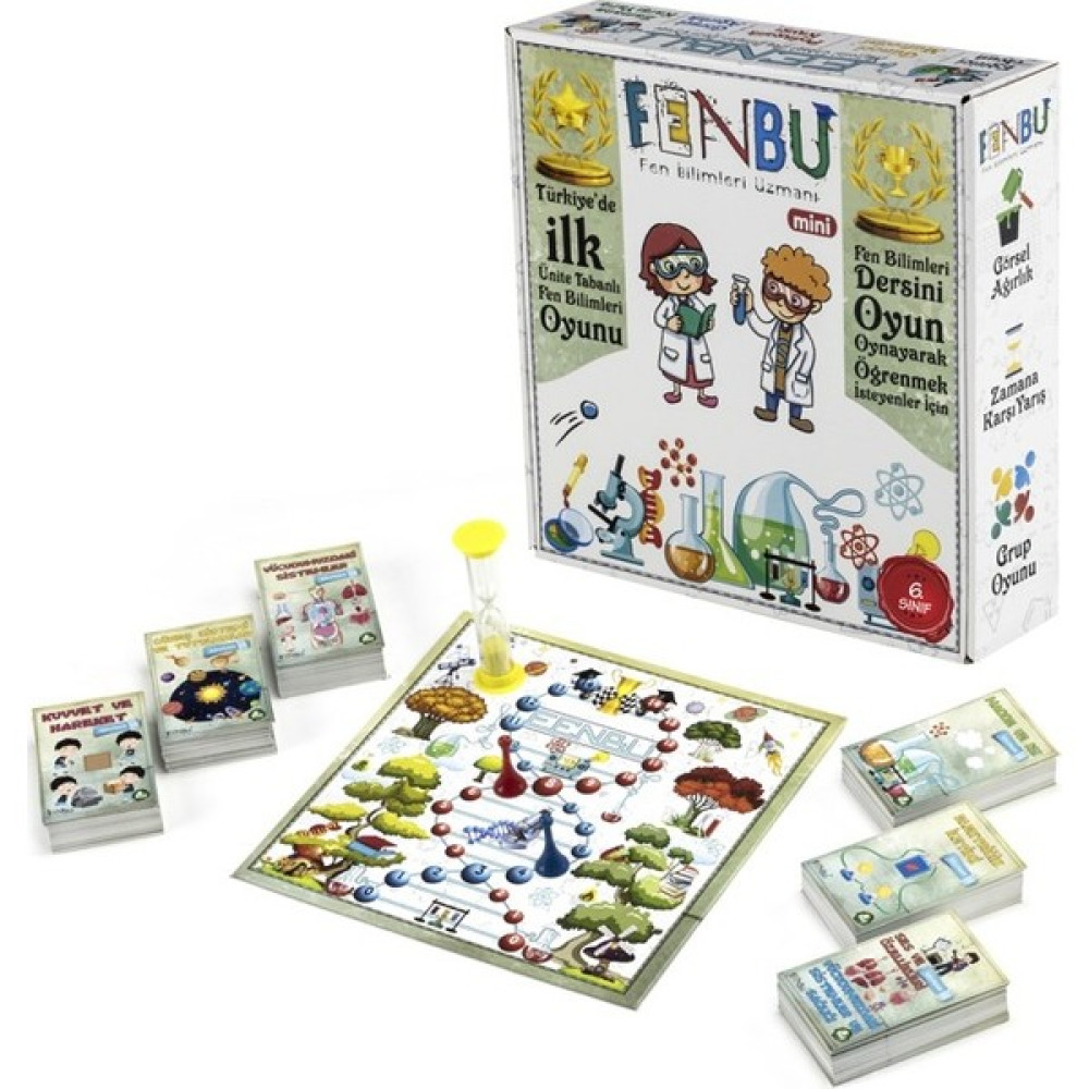 DEVO (Dergi ve Oyun) 6. Sınıf Fenbu Mini Fen Bilimleri Dersi Oyunu Eğitici Oyuncak Fiyatı