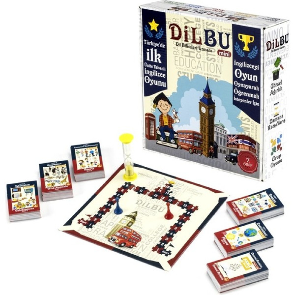 DEVO (Dergi ve Oyun) 7. Sınıf Dilbu Mini İngilizce Dersi Oyunu Eğitici Oyuncak Fiyatı