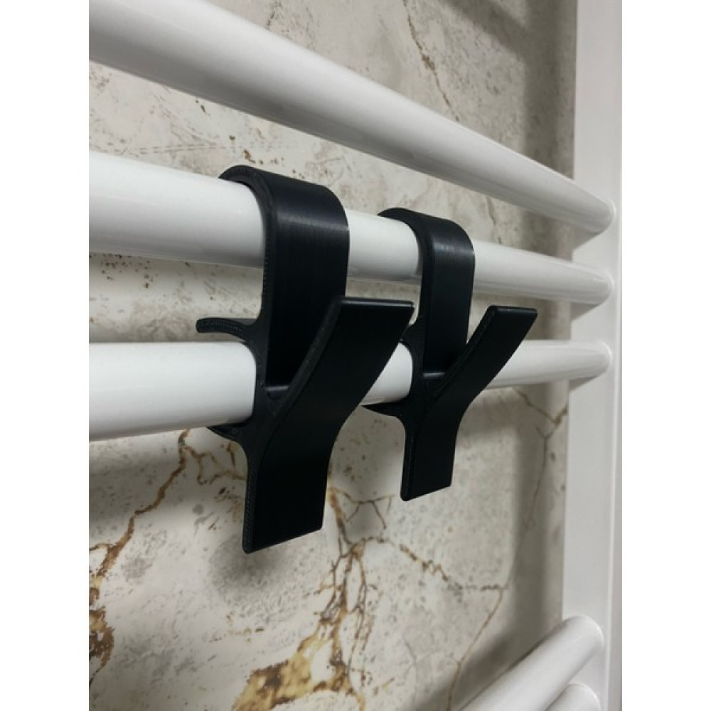 Devotech havlupan askısı ve banyo askısı 5 adet - Siyah Banyo Askılık Fiyatı
