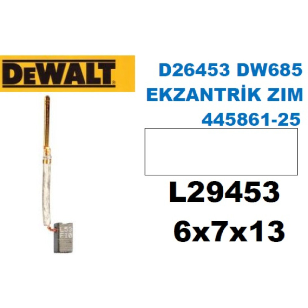 Dewalt D26453 Dw685 Ekzantrık Zimpara 445861 25 Komur Firca Seti 6X7x13 Elektrikli El Aletleri Fiyatı