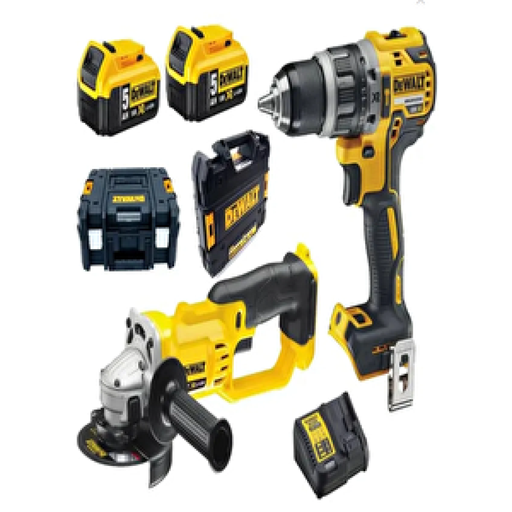 Dewalt Dcd796 Darbeli Vidalama+dcg412 125mm Şarjlı Taşlama+2x 5ah Akü+1x Dolum Cihazı Akülü Vidalama Makinesi Fiyatı