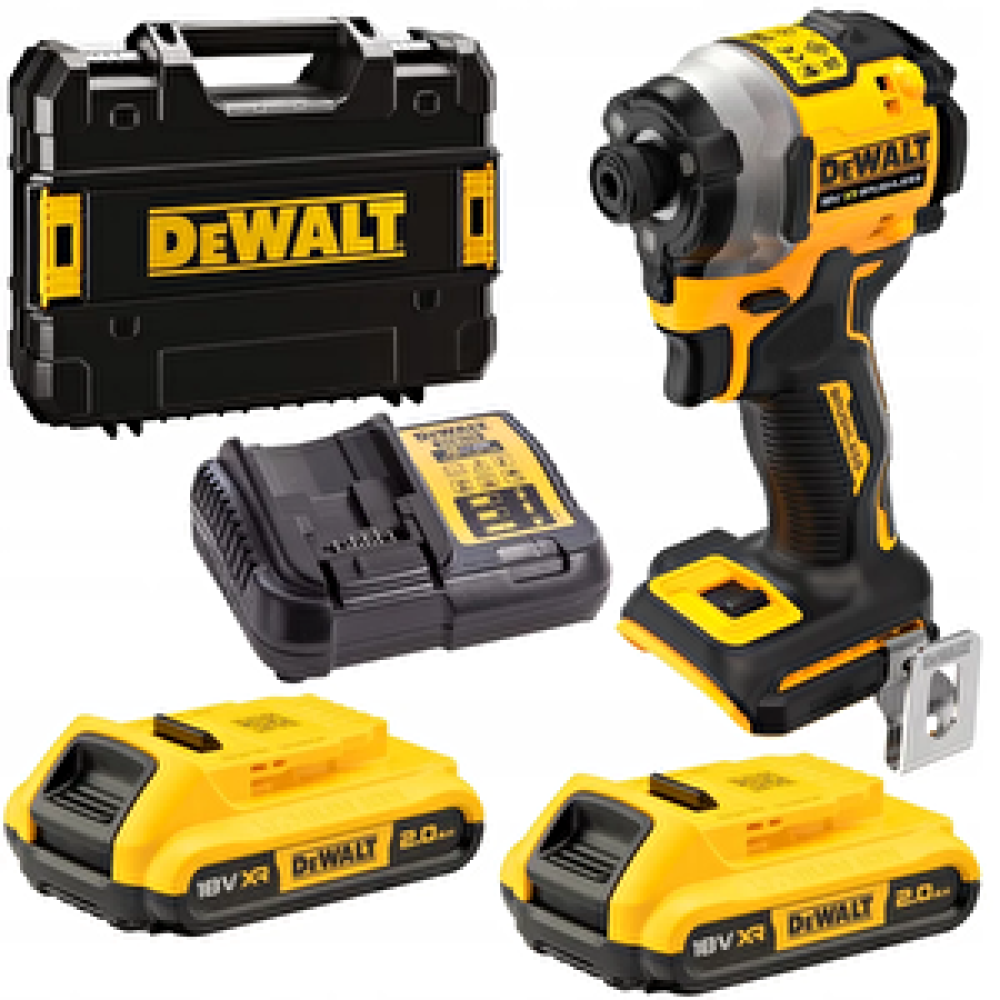 Dewalt Dcf850d2t-qw Kömürsüz Darbeli Tornavida 18v 2,0ah 205nm Matkaplar Fiyatı
