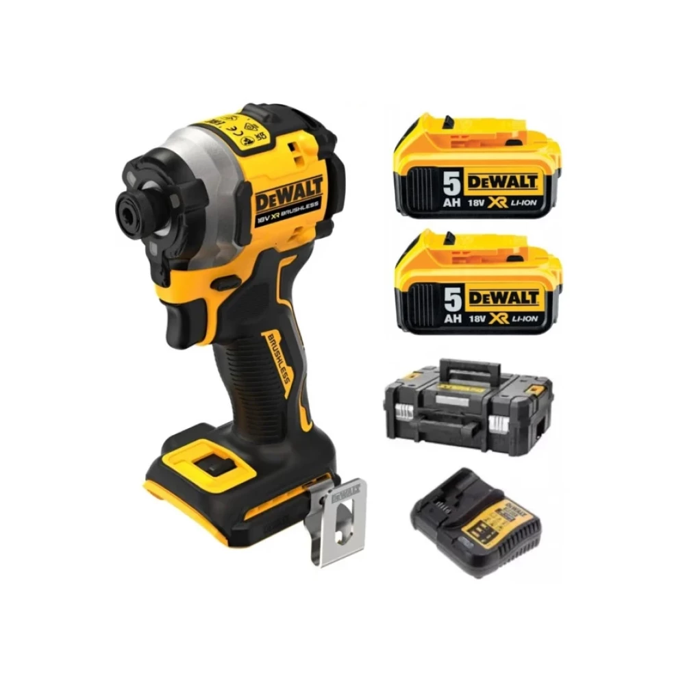 Dewalt Dcf850p2t-Qw 18V 5.0Ah Li-Ion Cift Akulu Profesyonel Komursuz Darbeli Tornavida Matkaplar Fiyatı