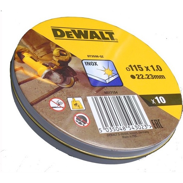 Dewalt DT3506 115X1.0 mm Inox Kesici Disk 10'lu Diğer Fiyatı
