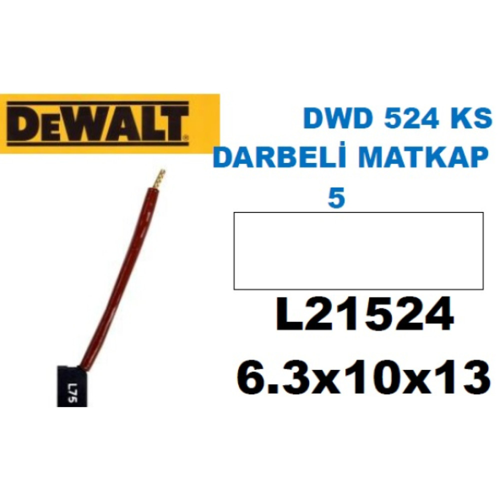 Dewalt Dwd 524 Ks Darbelı Matkap Komur Firca Seti 6,3X10x13 Matkaplar Fiyatı