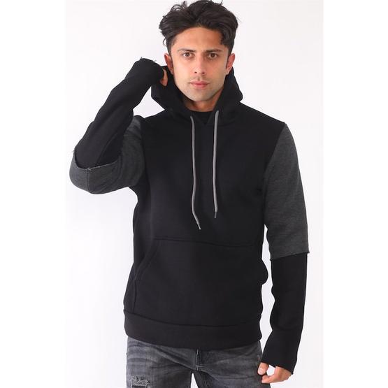 Dewberry 115000101016 Siyah Erkek Sweatshirt