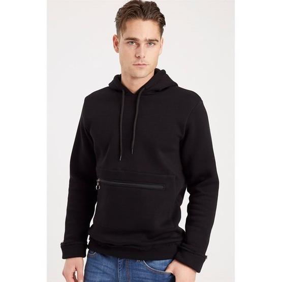 Dewberry 115000101016 Siyah Erkek Sweatshirt