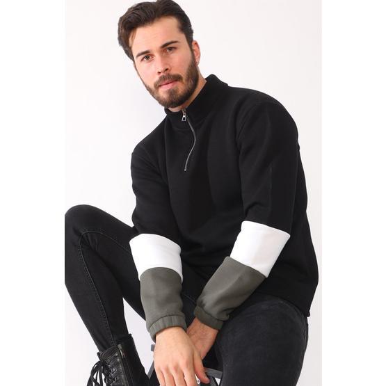 Dewberry 115000101016 Siyah Erkek Sweatshirt