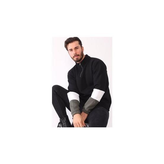 Dewberry 115000101016 Siyah Erkek Sweatshirt