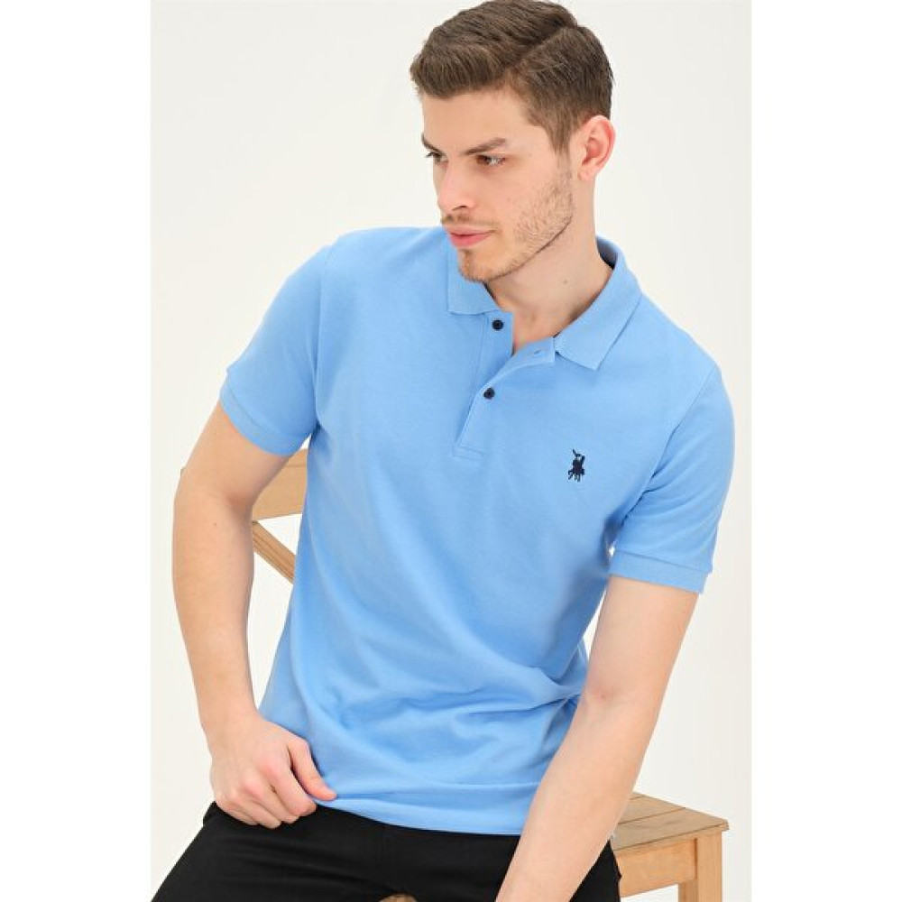 Dewberry T8561 Dewberry Erkek Tshirt-Açik Mavi Erkek T-shirt Fiyatı