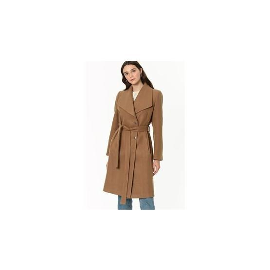 Dewberry Z6639 Camel Kadın Palto