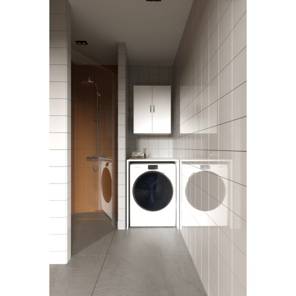 Dewoody Çamaşır Makine Dolabı Alt ve Üst Takım Banyo Dolabı / Mobilyası Fiyatı