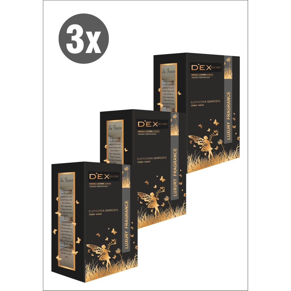 Dex Kremli Losyon Sabun Euphoria Garden 4X100 gr 3 Paket (12 Adet) Diğer Fiyatı