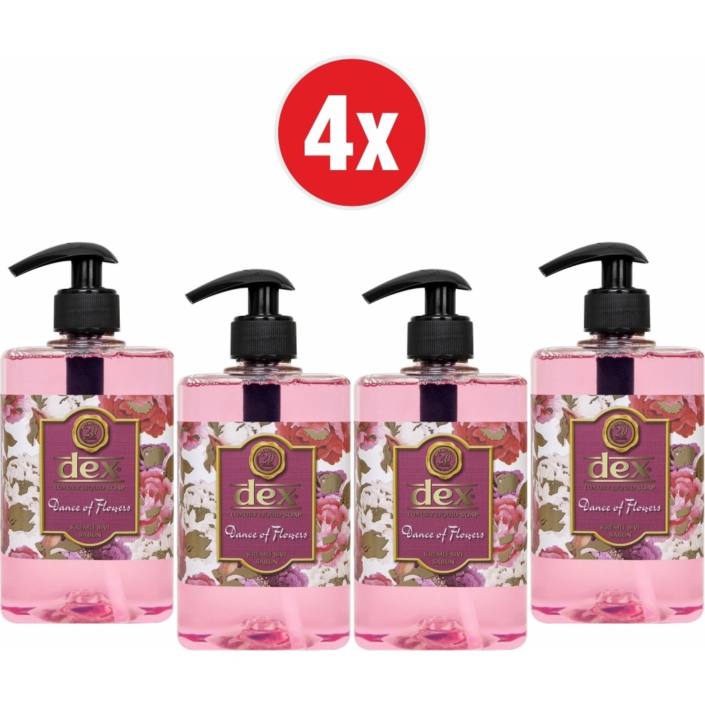 Dex Luxury Dans Of Flowers Sıvı Sabun 500 ml x 4 Adet El Bakımı Fiyatı