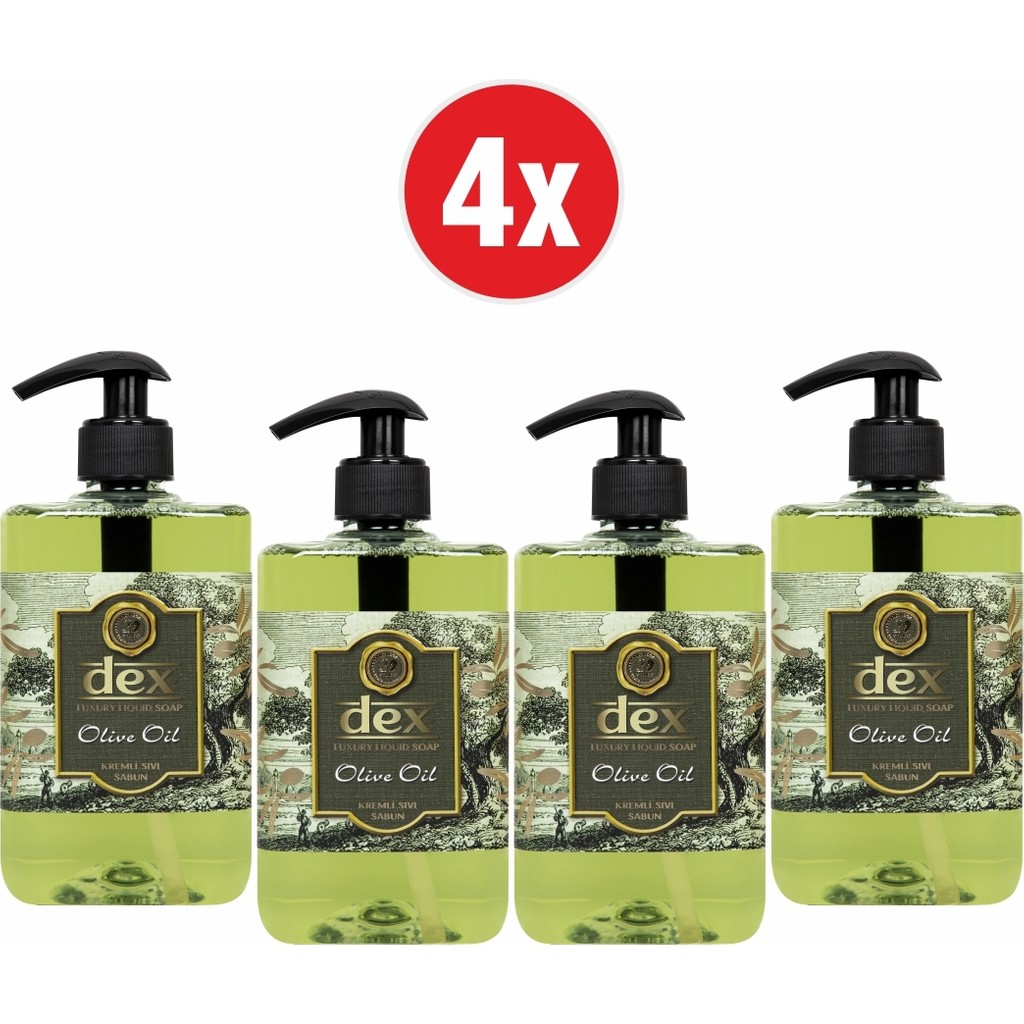Dex Luxury Olive Oil Sıvı Sabun 500 ml x 4 Adet El Bakımı Fiyatı