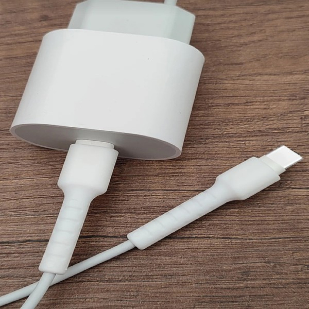 Dex Protect Apple iPhone 15, 15 Pro, 15 Pro Max, 15 Plus Uyumlu Kablo Koruyucu - Beyaz Cep Telefonu Kablosu Fiyatı