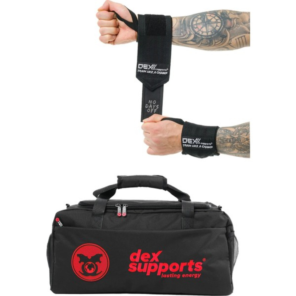 Dex Supports Fitness Sporcu Bilekliği Wrist Wraps Legend+Spor Çantası Xxl Büyük Boy Fitness Spor Çantası Kırmızı - Standart Oto Boyaları Fiyatı