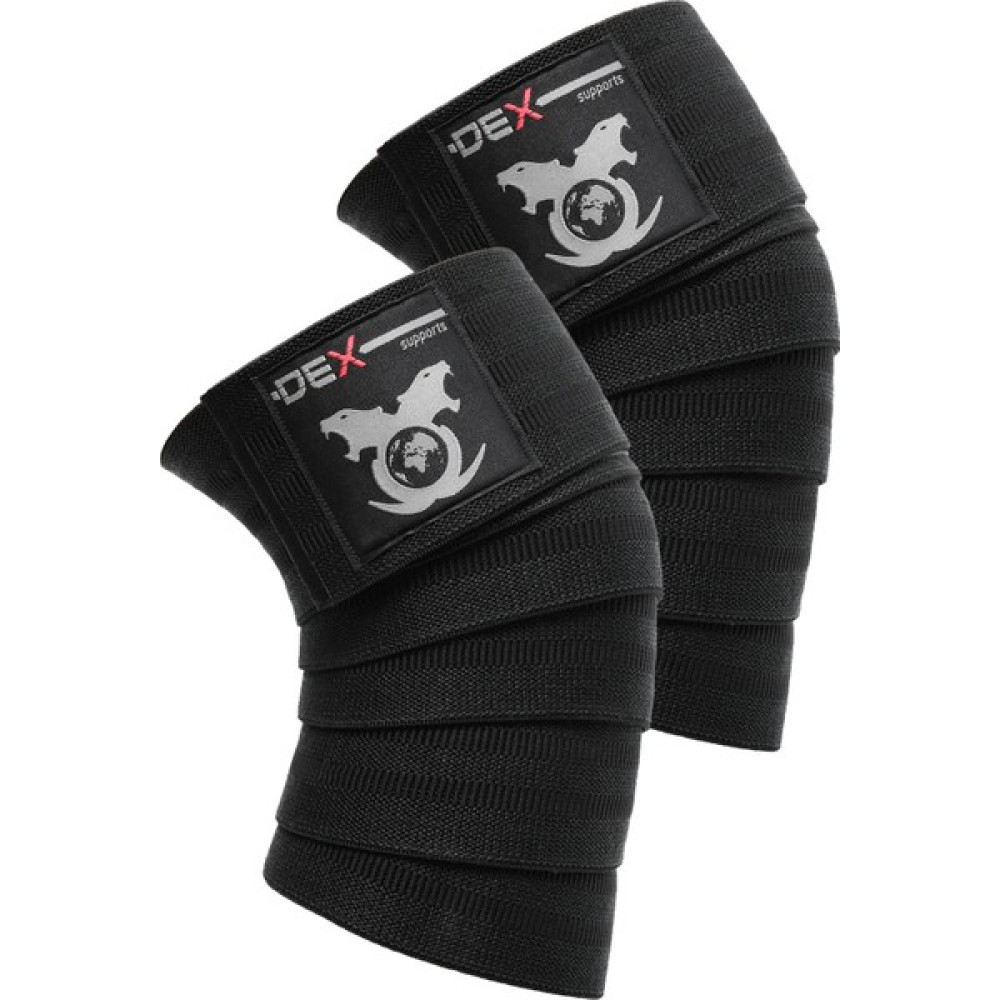 Dex Supports Lasting Energy Fitness Knee Wraps Legend Series , Sporcu Diz Bandajı, Fitness Diz Sargısı 2’li Paket Fitness Kondisyon Aksesuarları Fiyatı
