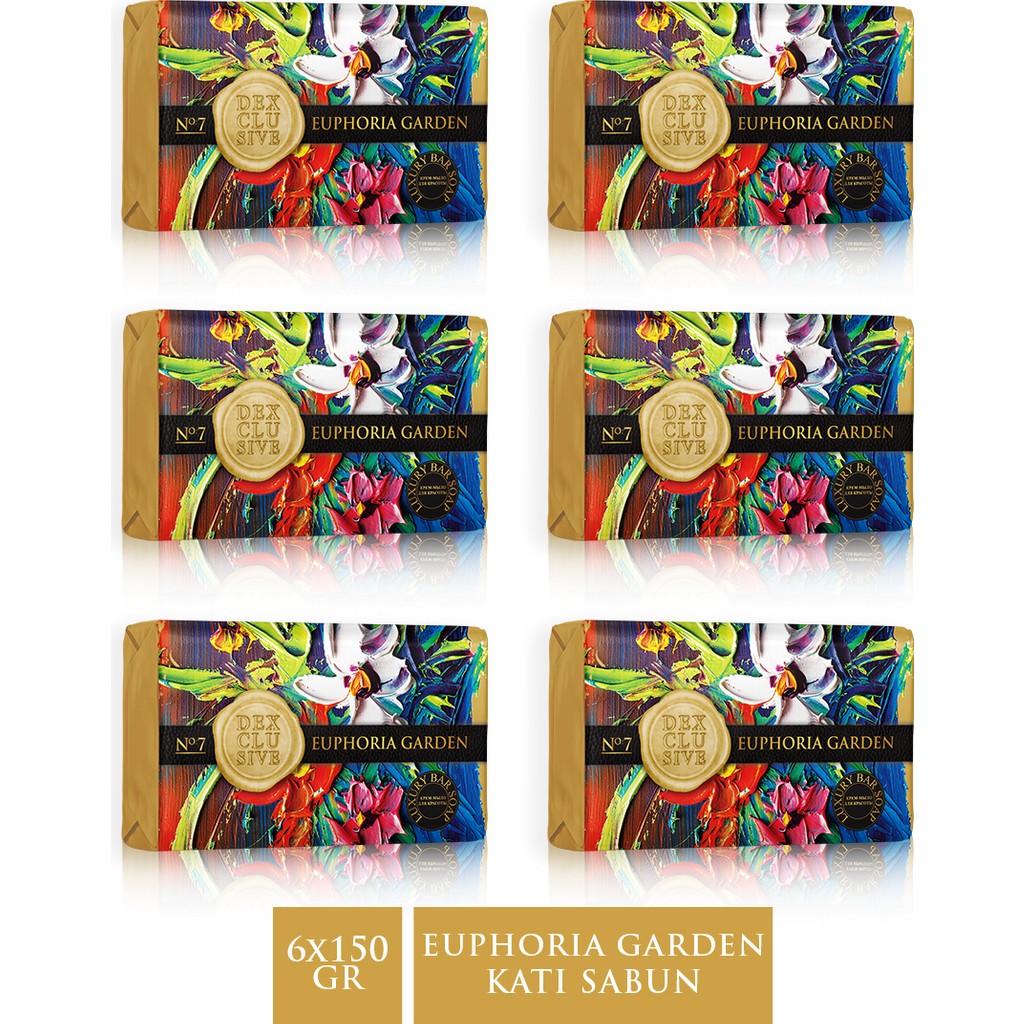 DEXCLUSIVE Katı Sabun Euphoria Garden 150 gr x 6 Adet Diğer Fiyatı