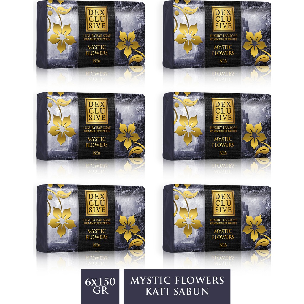 DEXCLUSIVE Katı Sabun Mystic Flower 150 gr x 6 Adet Diğer Fiyatı