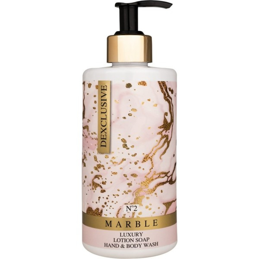Dexclusive Luxury Banyo Konsepti Losyonlu Sıvı Sabun 400 Ml. - Marble Series No:2 - Beyaz Sabunlar Fiyatı