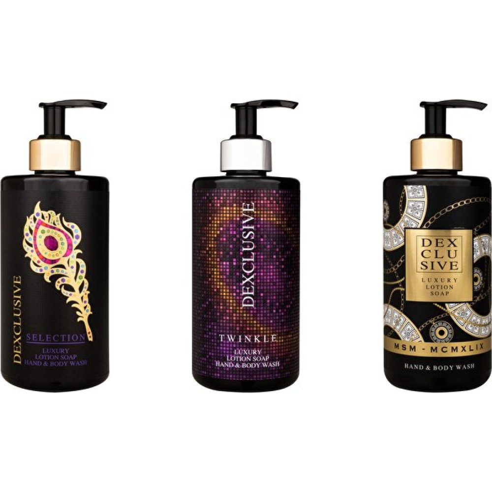 Dexclusive Luxury Banyo Konsepti Losyonlu Sıvı Sabun 400 Ml. - Prive Series 3'lü - Beyaz Sabunlar Fiyatı