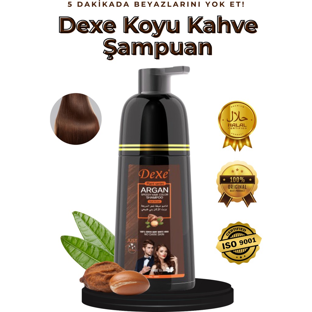 Dexe Koyu Kahve Saç Boyama Şampuanı / 20 Dakikada Hızlı ve Pratik Boya - HBCV00009YLKVV Şampuan ve Saç Kremi Fiyatı
