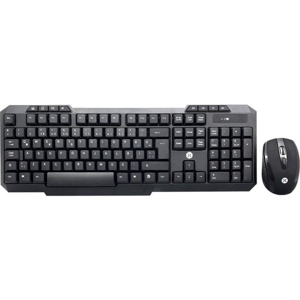 Dexim KM-317 Slim Kablosuz Klavye Mouse Seti - Siyah Klavye - Mouse Fiyatı