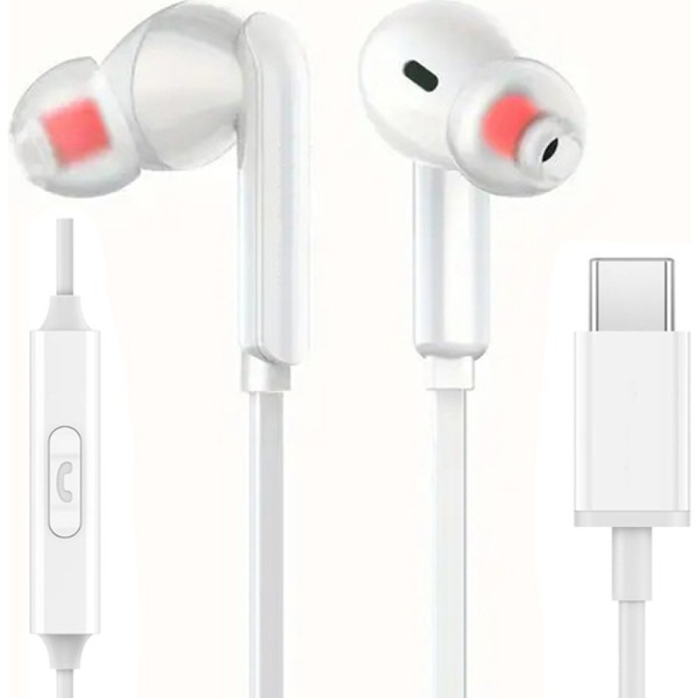 Dexmon Tak Çalıştır Type-C Kulakiçi Kablolu Kulaklık Mikrofonlu iPhone 15/15PLUS/15 Pro Max Uyumlu - Beyaz Kulak İçi Kulaklık Fiyatı