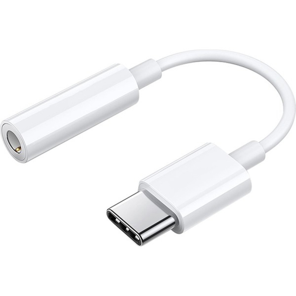 Dexmon Tak Çalıştır Type-C To Aux 3.5mm Kulaklık Jak Dönüştürücü Yüksek Kaliteli - Beyaz Bilgisayar Çevirici ve Adaptörü Fiyatı
