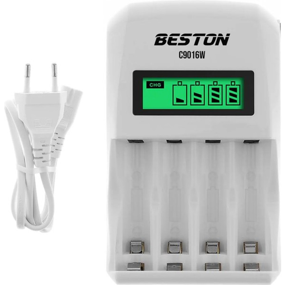 Dexter Beston C9016W LCD Ekran Aa 1800MAH Aaa 900MAH Ekranlı Süper Hızlı Pil Şarj Cihazı Elektrik ve Aydınlatma Fiyatı