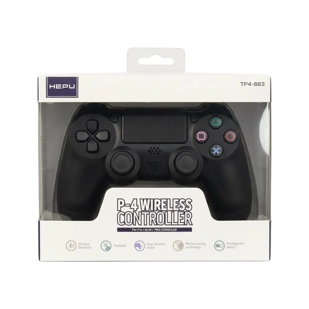 Dexxony TP-4 Premium PS4 & PS3 Kablosuz Bluetooth Gamepad – PC & Android Uyumlu Oyun Kolu, Titreşimli Controller (Videolu Ürün) - Mat Siyah Xbox Oyun Kolu ve Aksesuarları Fiyatı