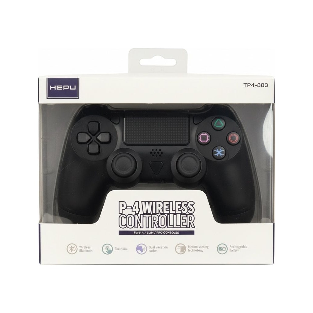 Dexxony TP-4 Profesyonel PS4 Oyun Kolu – Kablosuz Bluetooth + Kablolu PC & Playstation Uyumlu Gamepad, Titreşimli Joystick (Videolu Ürün) - Mat Siyah Xbox Oyun Kolu ve Aksesuarları Fiyatı