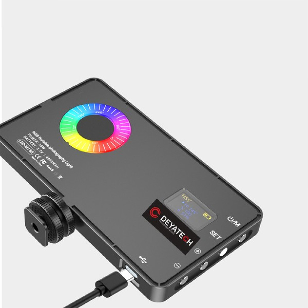Deyatech Rgb LED Işık 8500K 4000MAH Taşınabilir Fotoğraf & Video Çekim Youtube Tiktok Ambiyans Işığı Video Kamera Aksesuarları Fiyatı