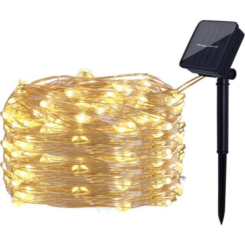 Deyuer 10 M 100 Leds Güneş Dizeleri Işıkları Açık Su Geçirmez Noel Dekoratif Lamba (Yurt Dışından) - Sıcak Beyaz Dış Mekan & Bahçe Oyuncakları Fiyatı