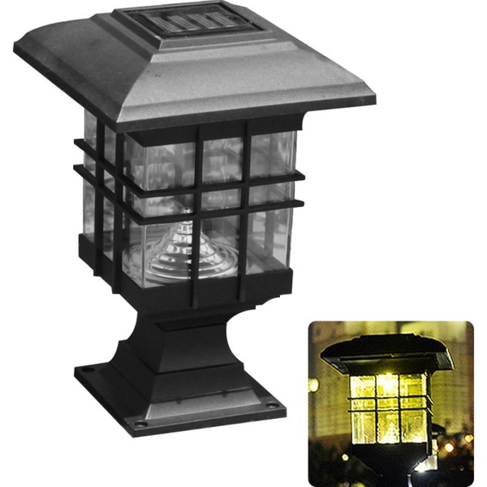 Deyuer Güneş Enerjili LED Bahçe Yard Sütun Lambası Açık Dekoratif Otomatik On / Kapalı Işık (Yurt Dışından) - Sıcak Beyaz Dış Mekan & Bahçe Oyuncakları Fiyatı